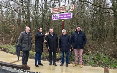 Nueva senda peatonal en el entorno de la Laguna y del Museo das Aves